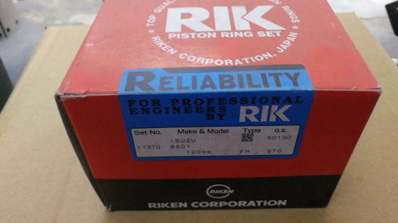 6SD1TC RIK Piston Ring 17370 Isuzu 1121210770 voor Vrachtwagen CXG23